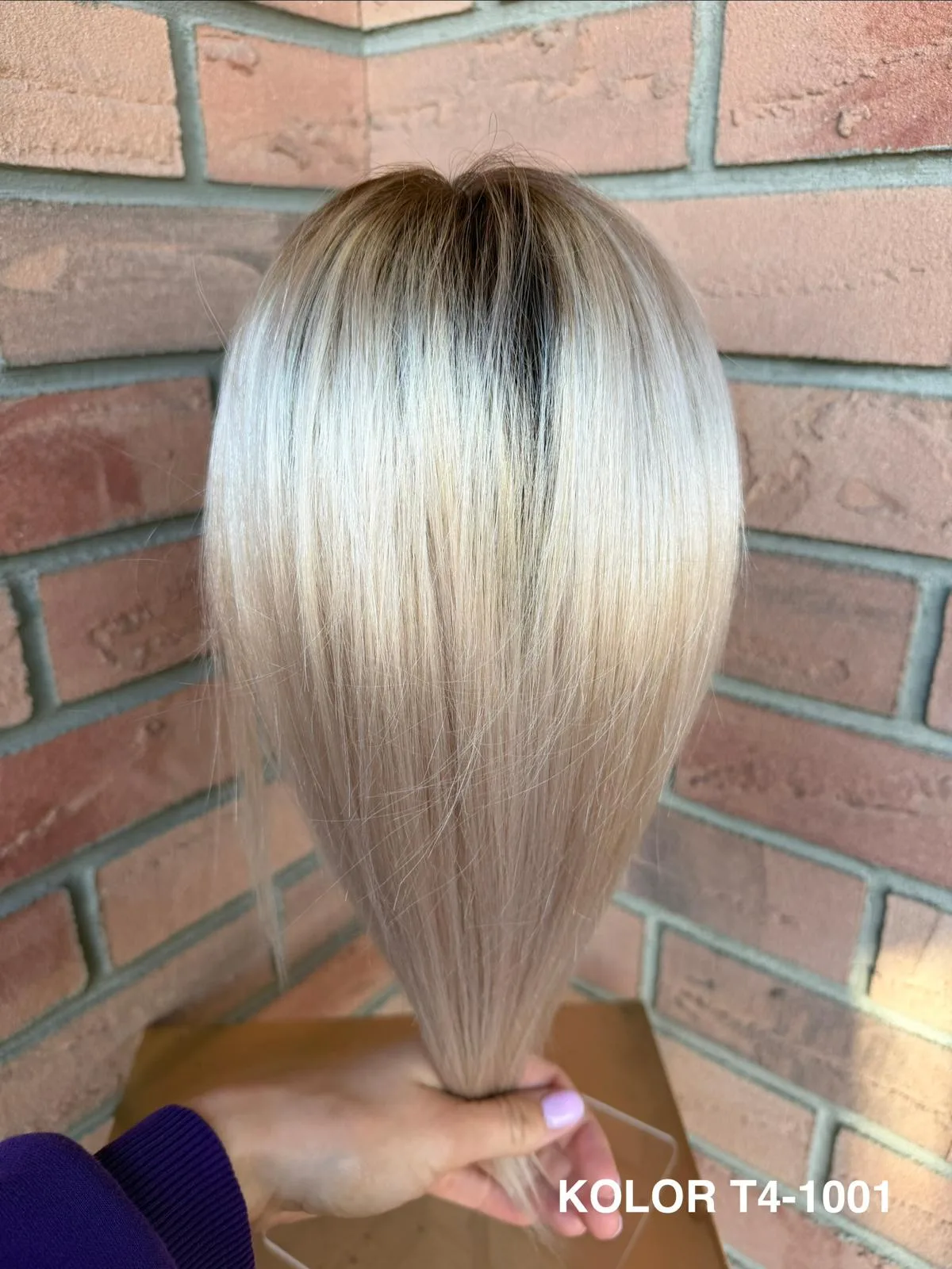 Topper "Noa” włos naturalny, baza 10cm/14cm - obrazek 16