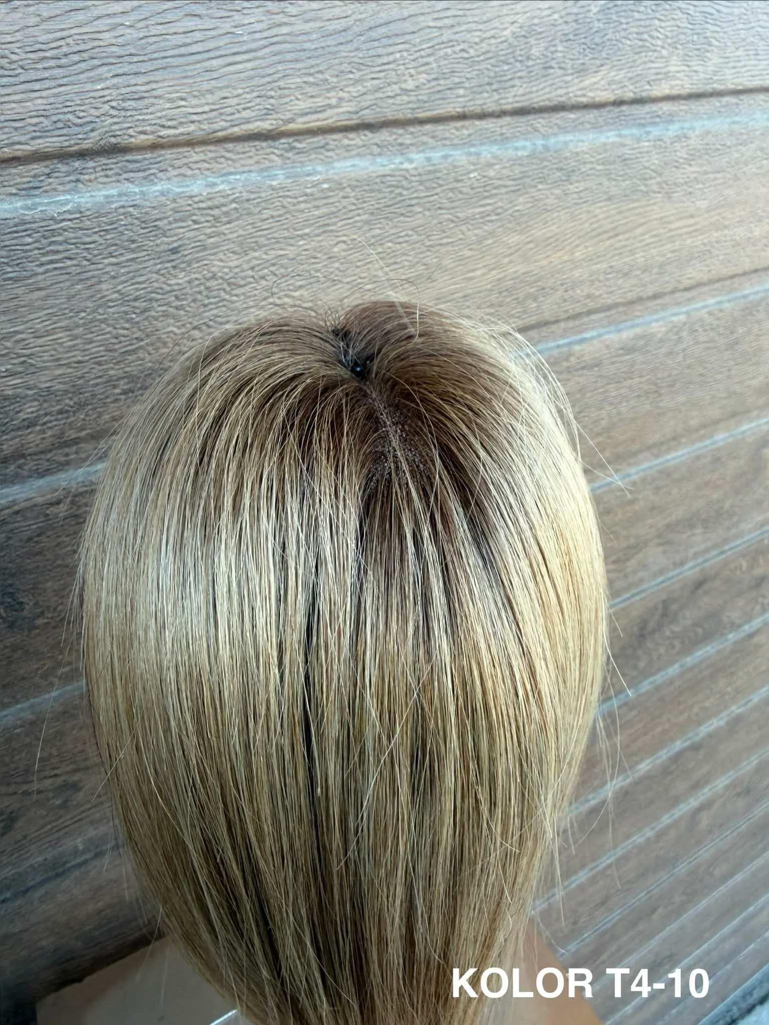 Topper "Motylek" włos naturalny, monofilament - obrazek 21