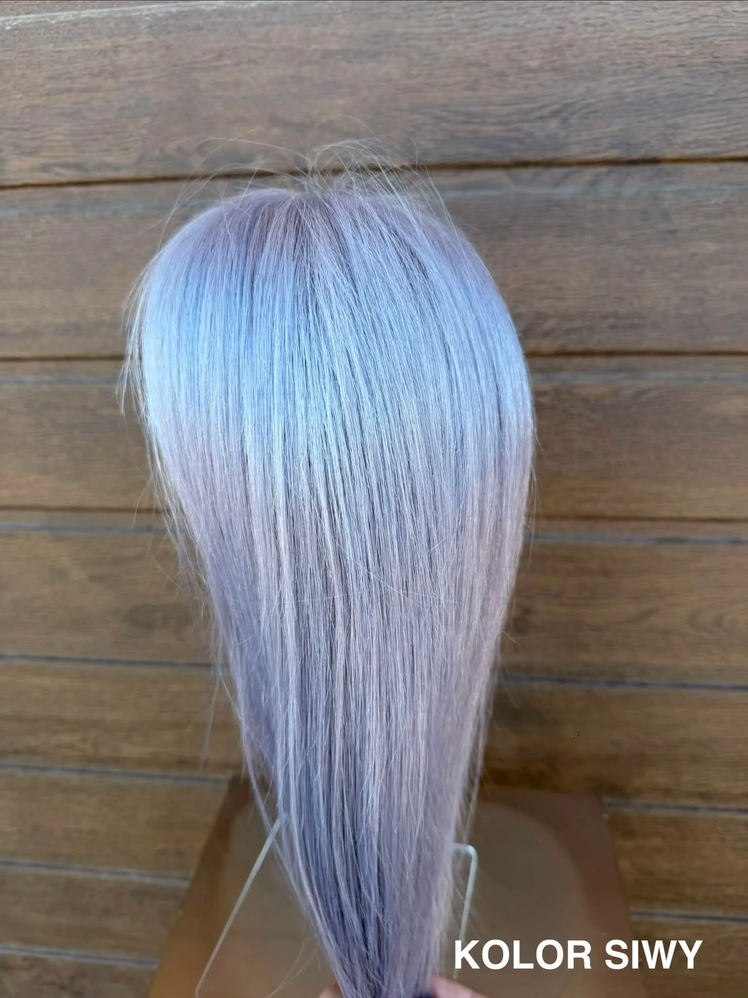 Topper "Motylek" włos naturalny, monofilament - obrazek 18