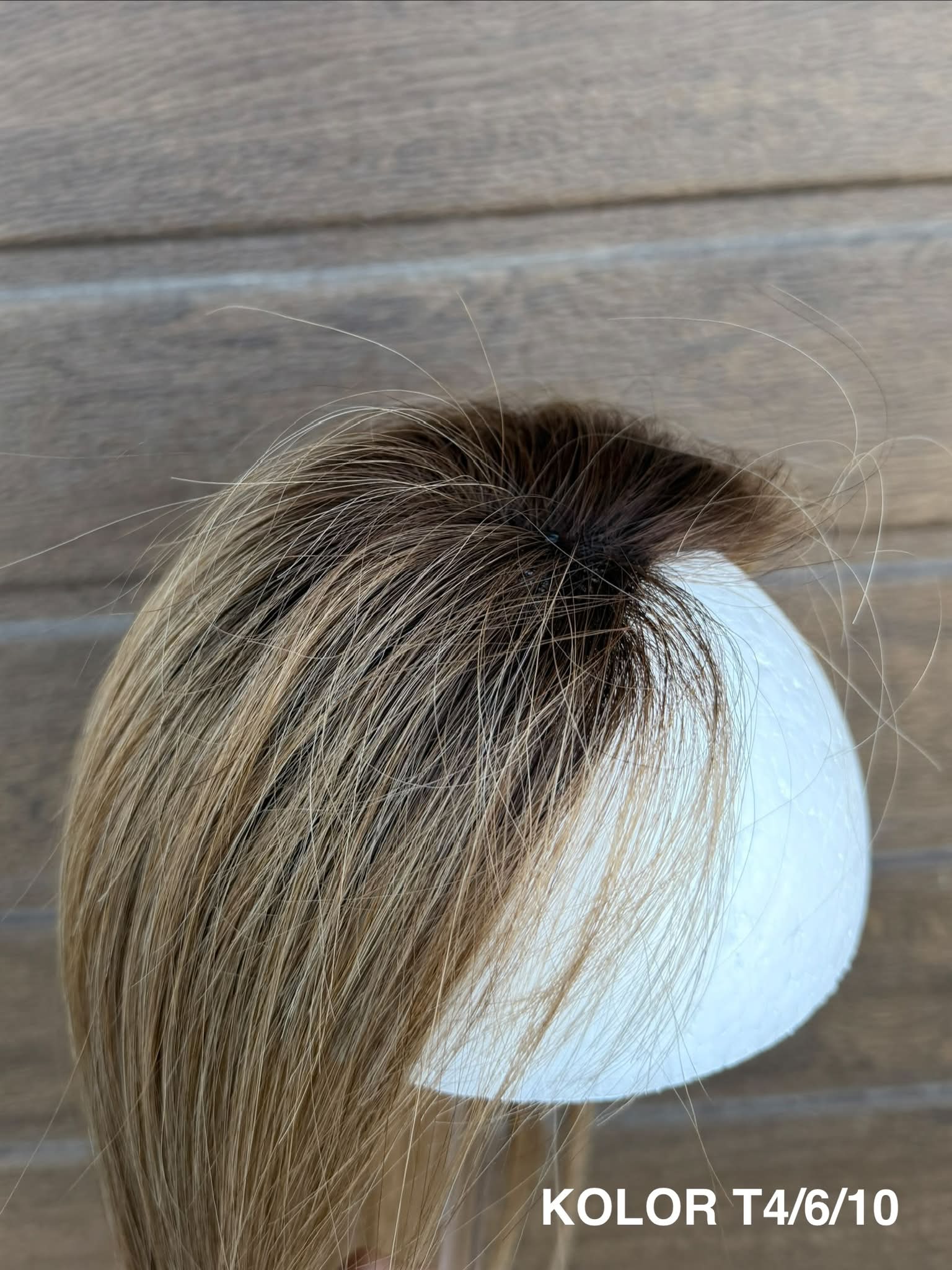 Topper "Noa” włos naturalny, baza 10cm/14cm - obrazek 35