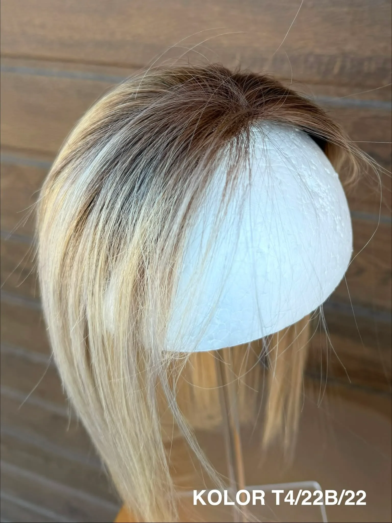 Topper "Noa” włos naturalny, baza 10cm/14cm - obrazek 40
