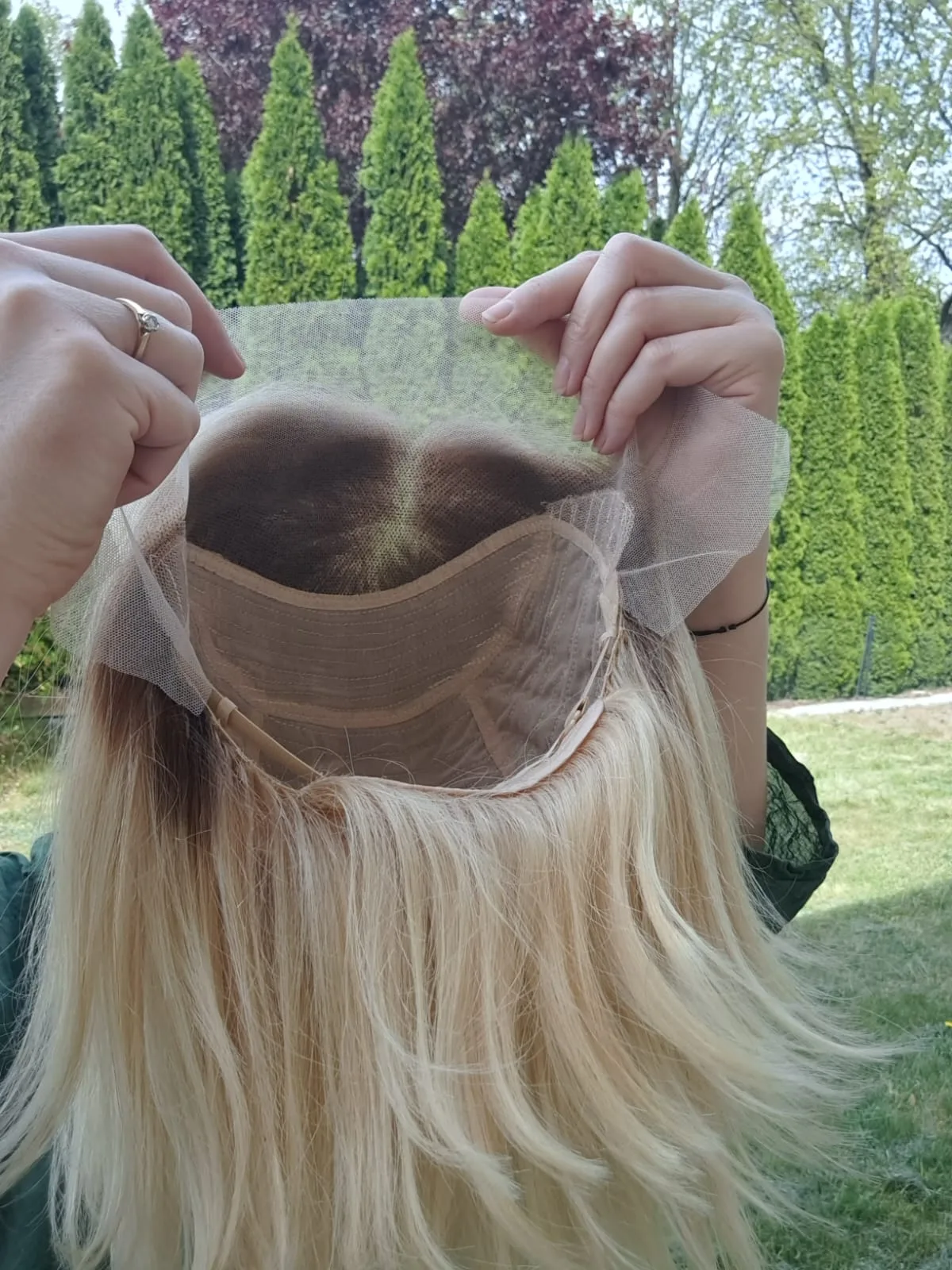 Peruka ”Jagoda” Włos naturalny, Lace Front 13*6 - obrazek 12