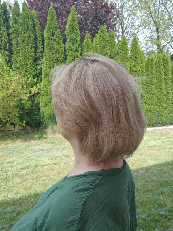 Peruka ”Jagoda” Włos naturalny, Lace Front 13*6, kolor jasny brąz sombre - obrazek 9