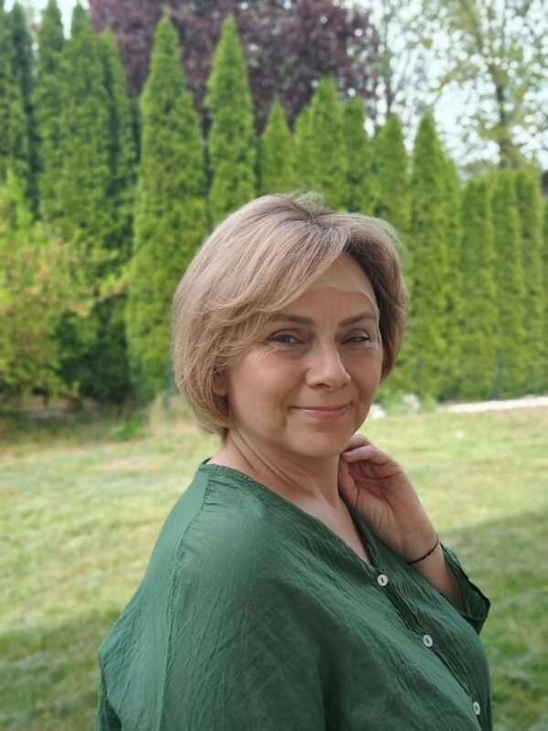 Peruka ”Jagoda” Włos naturalny, Lace Front 13*6, kolor jasny brąz sombre - obrazek 4