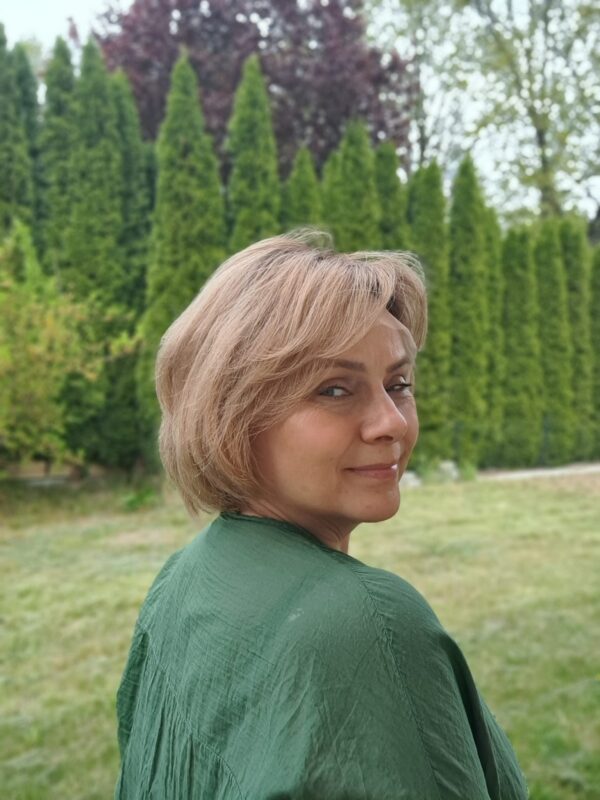 Peruka ”Jagoda” Włos naturalny, Lace Front 13*6, kolor jasny brąz sombre - obrazek 8