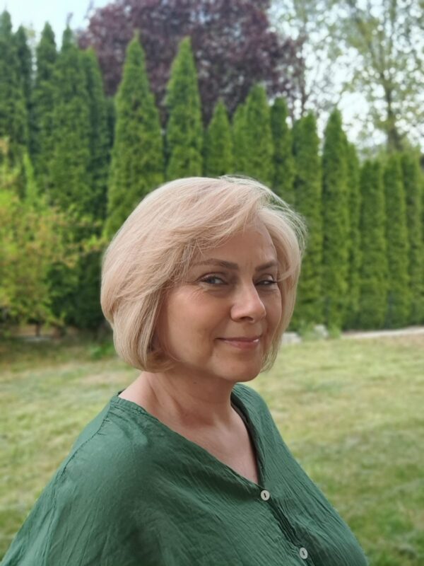 Peruka ”Dobrawa” Włos naturalny, Lace Front 13*4, kolor jasny beżowy blond - obrazek 7