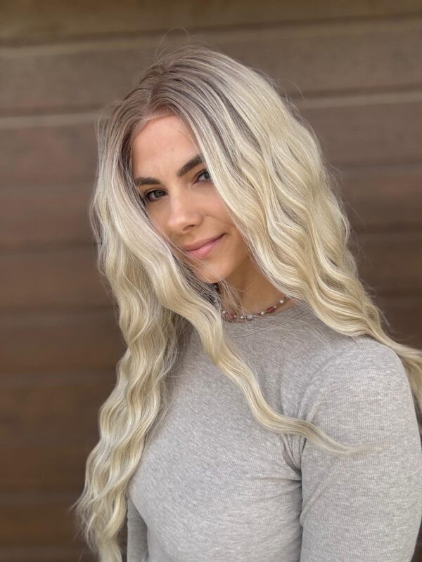 Peruka "Amanda" Lace Front Blond i Brąz