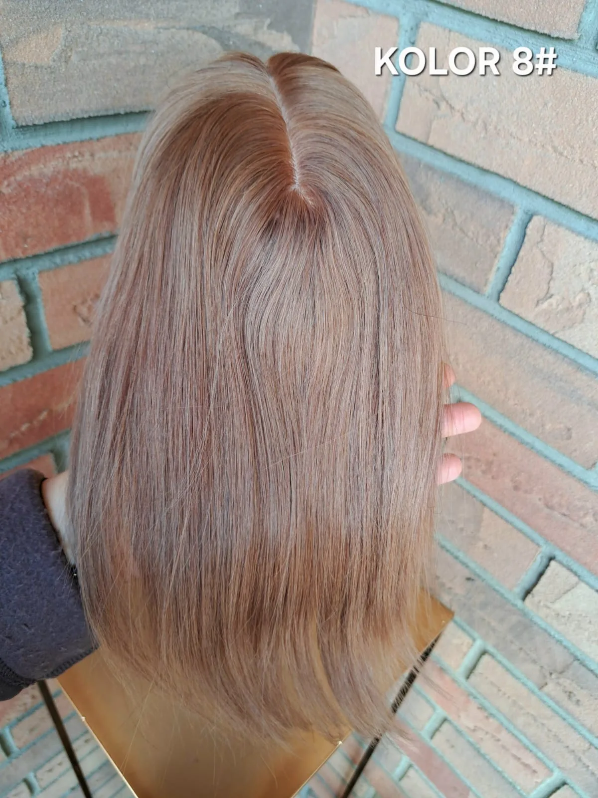 Topper "Noa” włos naturalny, baza 10cm/14cm - obrazek 16