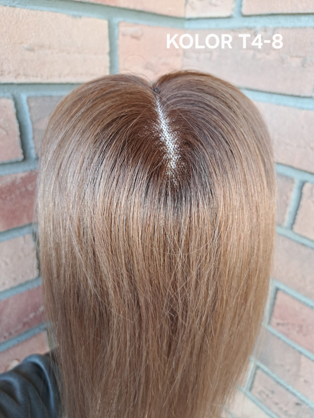 Topper "Mercedes" włos naturalny baza Mono Top, dostępna w wielu kolorach - obrazek 13