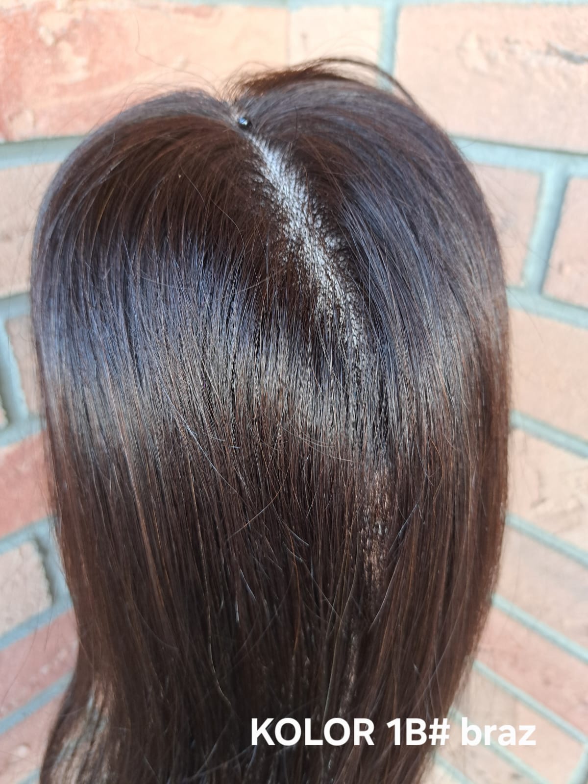 Topper "Mercedes" włos naturalny baza Mono Top, dostępna w wielu kolorach - obrazek 16