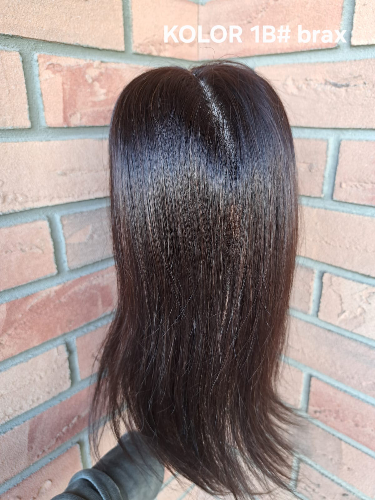 Topper "Mercedes" włos naturalny baza Mono Top, dostępna w wielu kolorach - obrazek 15