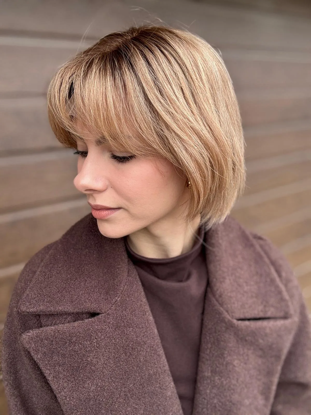 Peruka ”Jagoda” Włos naturalny, Lace Front 13*6 - obrazek 3