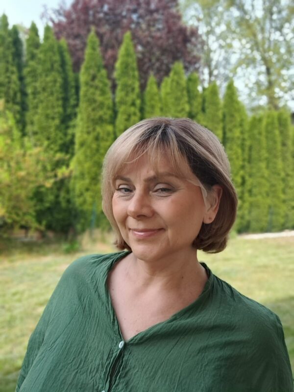 Peruka ”Dobrawa” Włos naturalny, Lace Front 13*4, kolor jasny brąz sombre