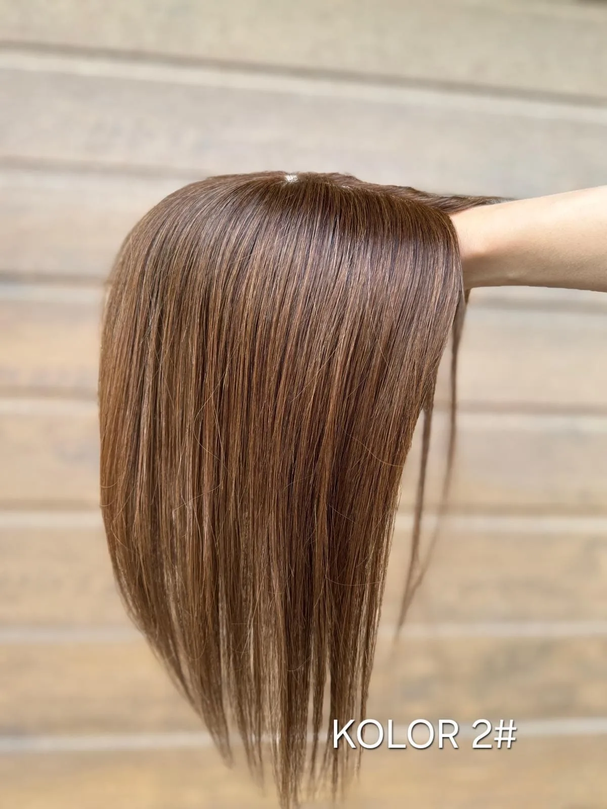 Topper "Noa” włos naturalny, baza 10cm/14cm - obrazek 14