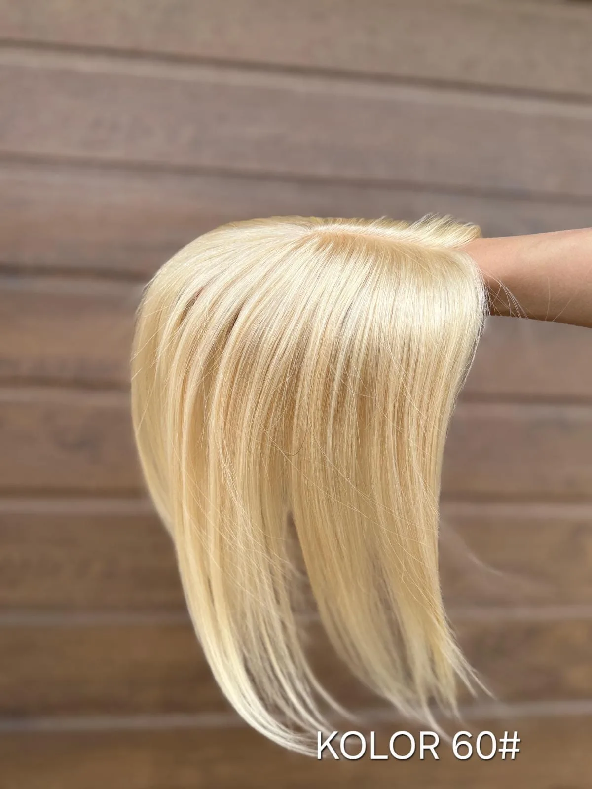 Topper "Noa” włos naturalny, baza 10cm/14cm - obrazek 10