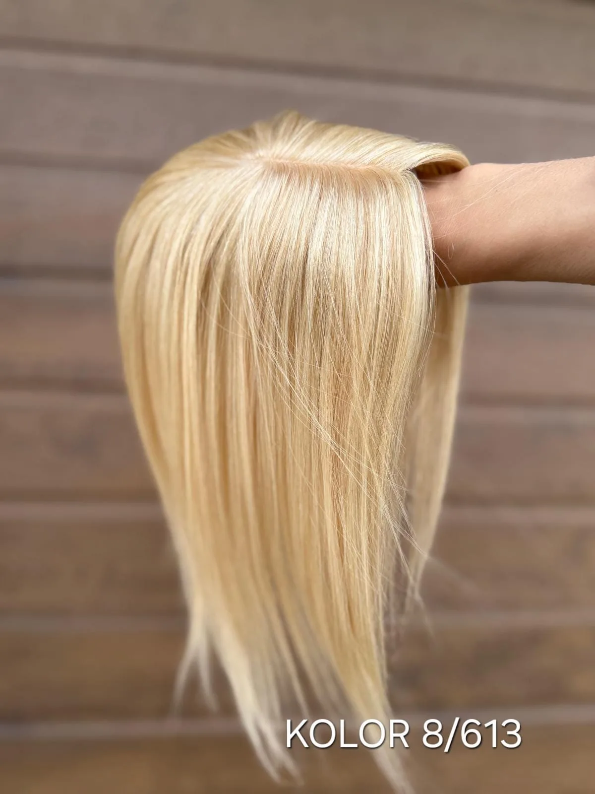 Topper "Noa” włos naturalny, baza 10cm/14cm - obrazek 11