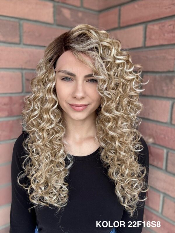 Peruka "Tisa" Lace Front (T), dostępna w wielu kolorach - obrazek 2
