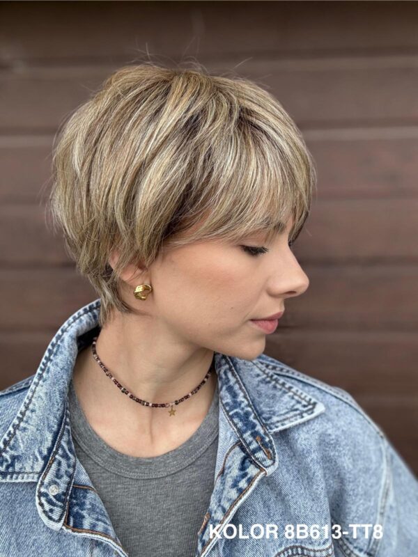 Peruka "Jolanta" Mono Top, dostępna w wielu kolorach - obrazek 6