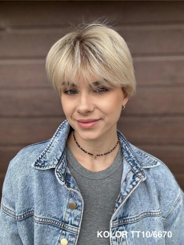 Peruka "Jolanta" Mono Top, dostępna w wielu kolorach - obrazek 7