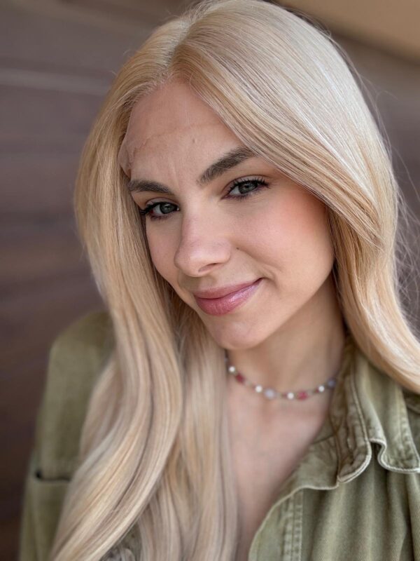 Peruka "Justyna" Lace Front, kolor blond - obrazek 2
