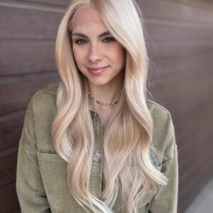 Peruka "Justyna" Lace Front, kolory blond