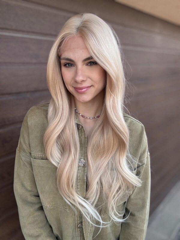 Peruka "Justyna" Lace Front, kolor blond