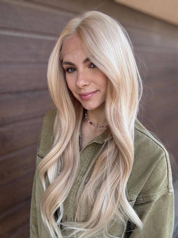 Peruka "Justyna" Lace Front, kolor blond - obrazek 3