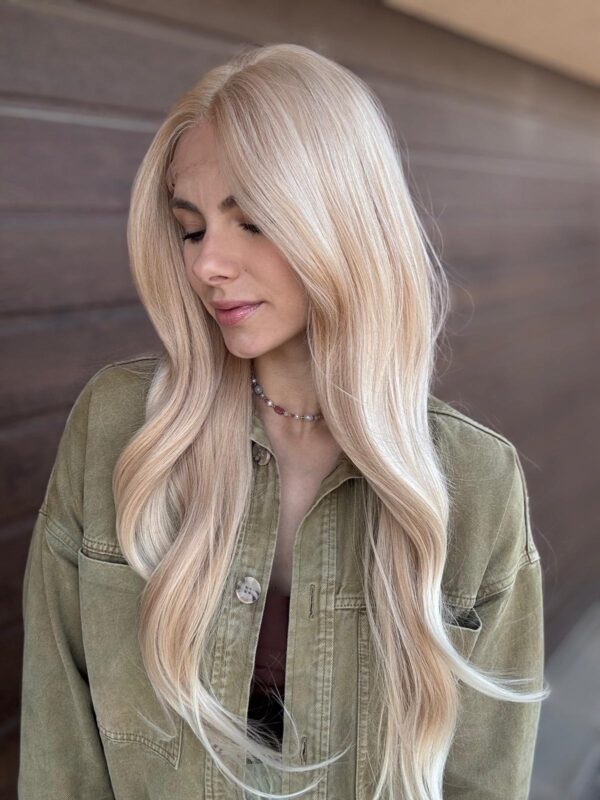 Peruka "Justyna" Lace Front, kolor blond - obrazek 4