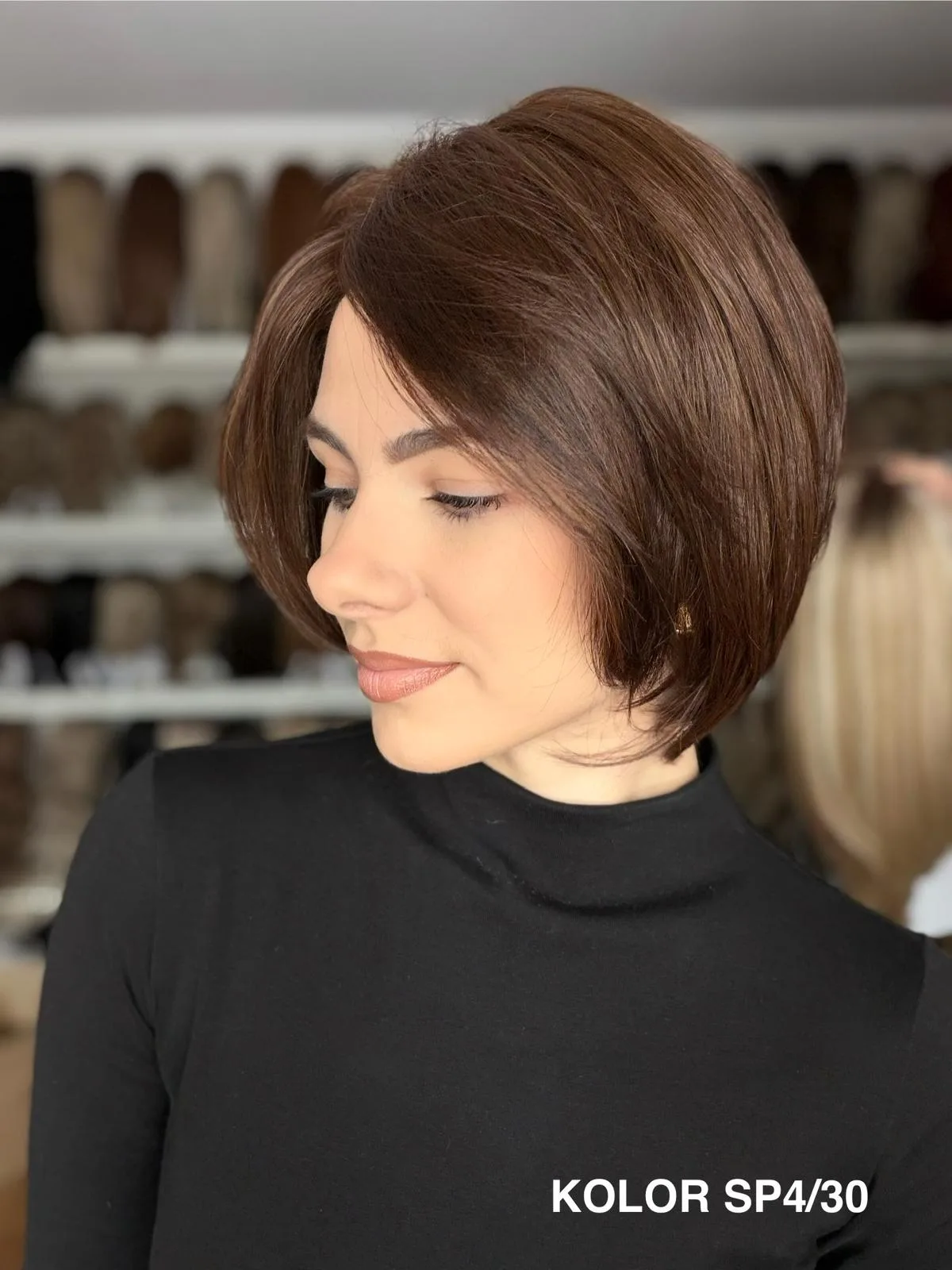 Peruka "Dominika" Mono Top, dostępna w wielu kolorach - obrazek 19