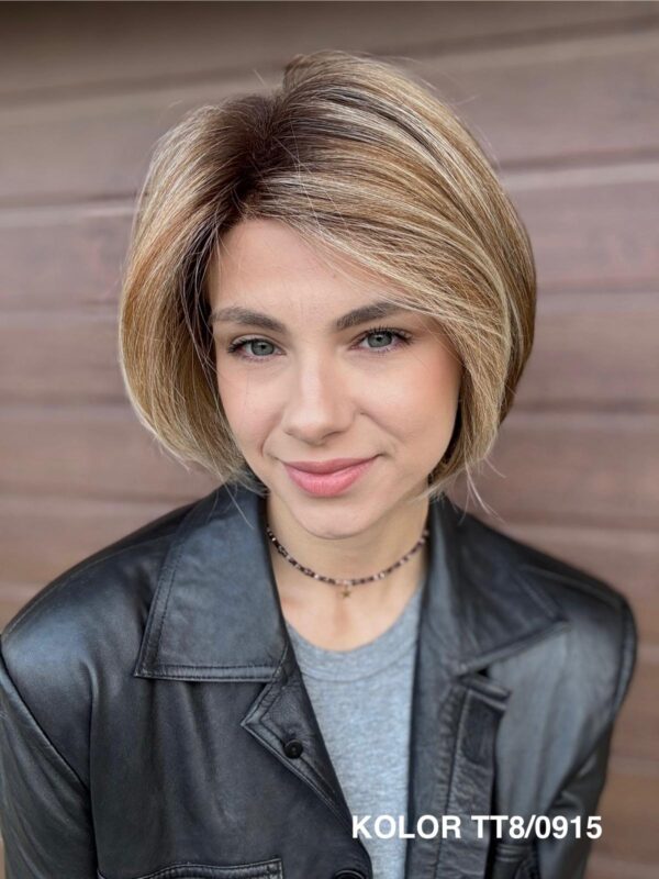 Peruka "Dominika" Mono Top, dostępna w wielu kolorach - obrazek 3