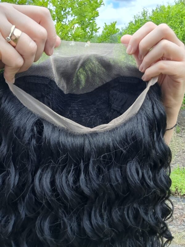 Peruka ”Malika” Lace Front 13*6, 360’ dostępna w wielu kolorach, fryzura afroloki włosy długie kręcone, damska syntetyczna – termiczna - obrazek 24
