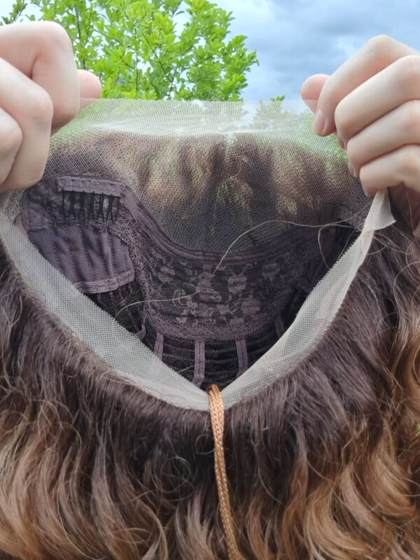 Peruka ”Malika” Lace Front 13*6, 360’ dostępna w wielu kolorach, fryzura afroloki włosy długie kręcone, damska syntetyczna – termiczna - obrazek 25
