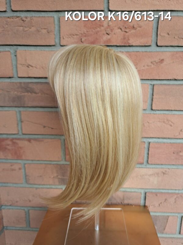 Topper "Asia" baza13/20 cm z grzywką, długość włosa ok. 40 cm - obrazek 6