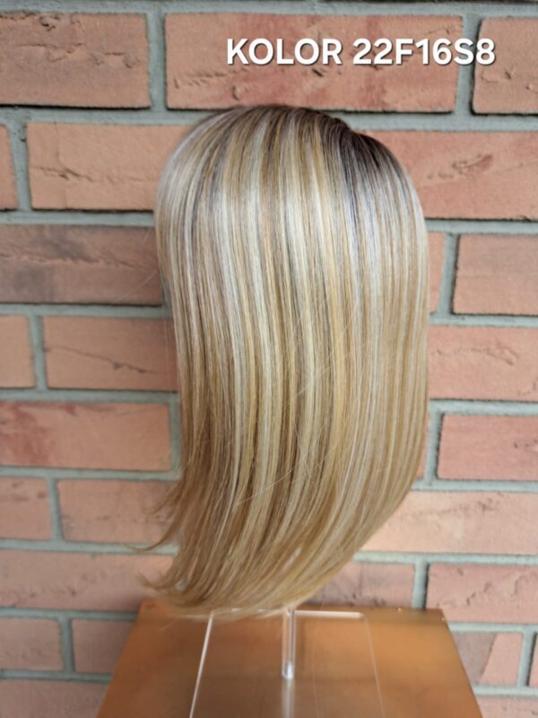 Topper "Asia" baza13/20 cm z grzywką, długość włosa ok. 40 cm - obrazek 11