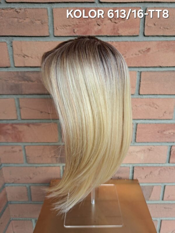Topper "Asia" baza13/20 cm z grzywką, długość włosa ok. 40 cm - obrazek 12
