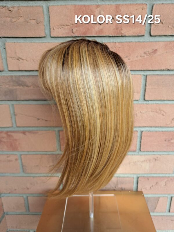 Topper "Asia" baza13/20 cm z grzywką, długość włosa ok. 40 cm - obrazek 15