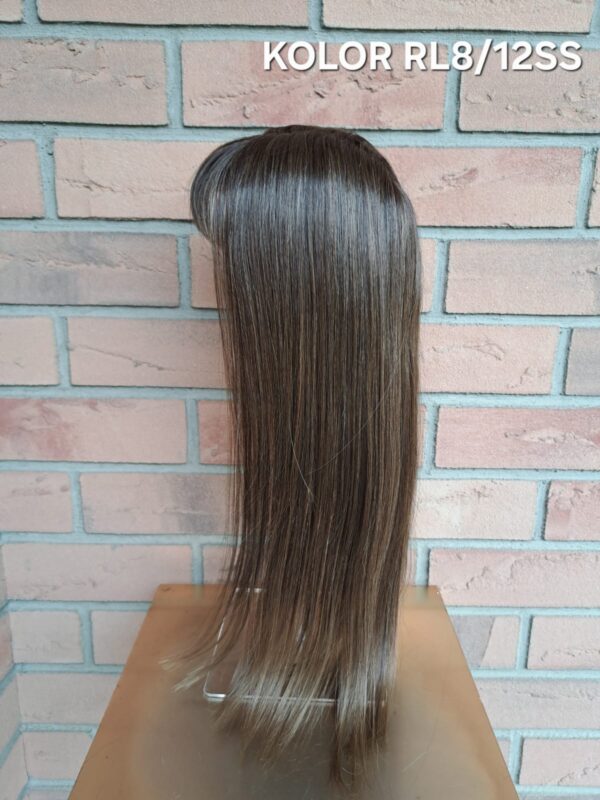 Topper „Sylwia” baza 8/16 cm z grzywką, długość włosa ok. 50 cm - obrazek 5