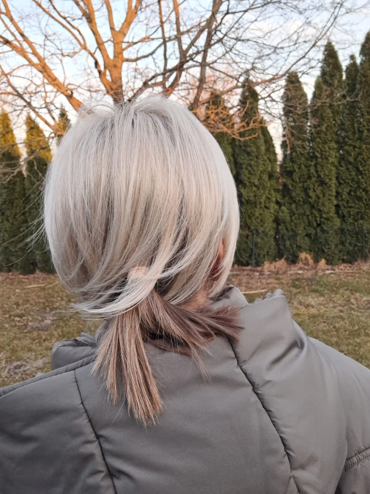 Topper "Syntia", baza 12x15 cm, długość włosa ok. 25 cm - obrazek 12