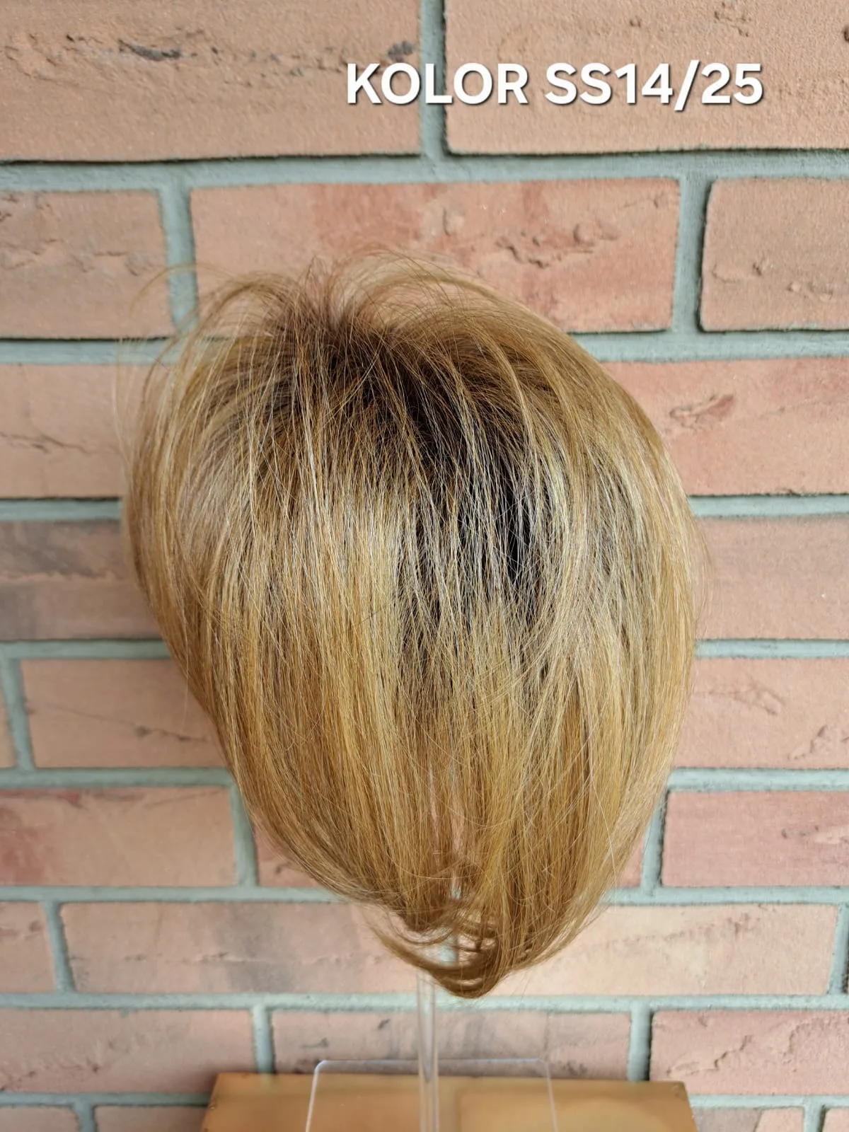 Topper "Syntia", baza 12x15 cm, długość włosa ok. 25 cm - obrazek 13