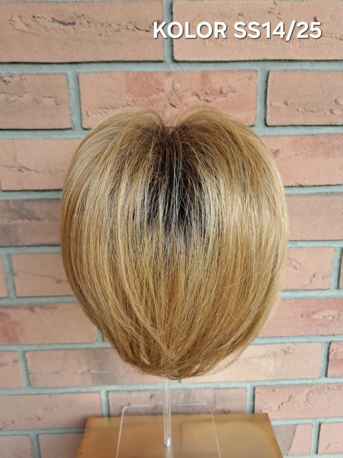 Topper "Syntia", baza 12x15 cm, długość włosa ok. 25 cm - obrazek 14