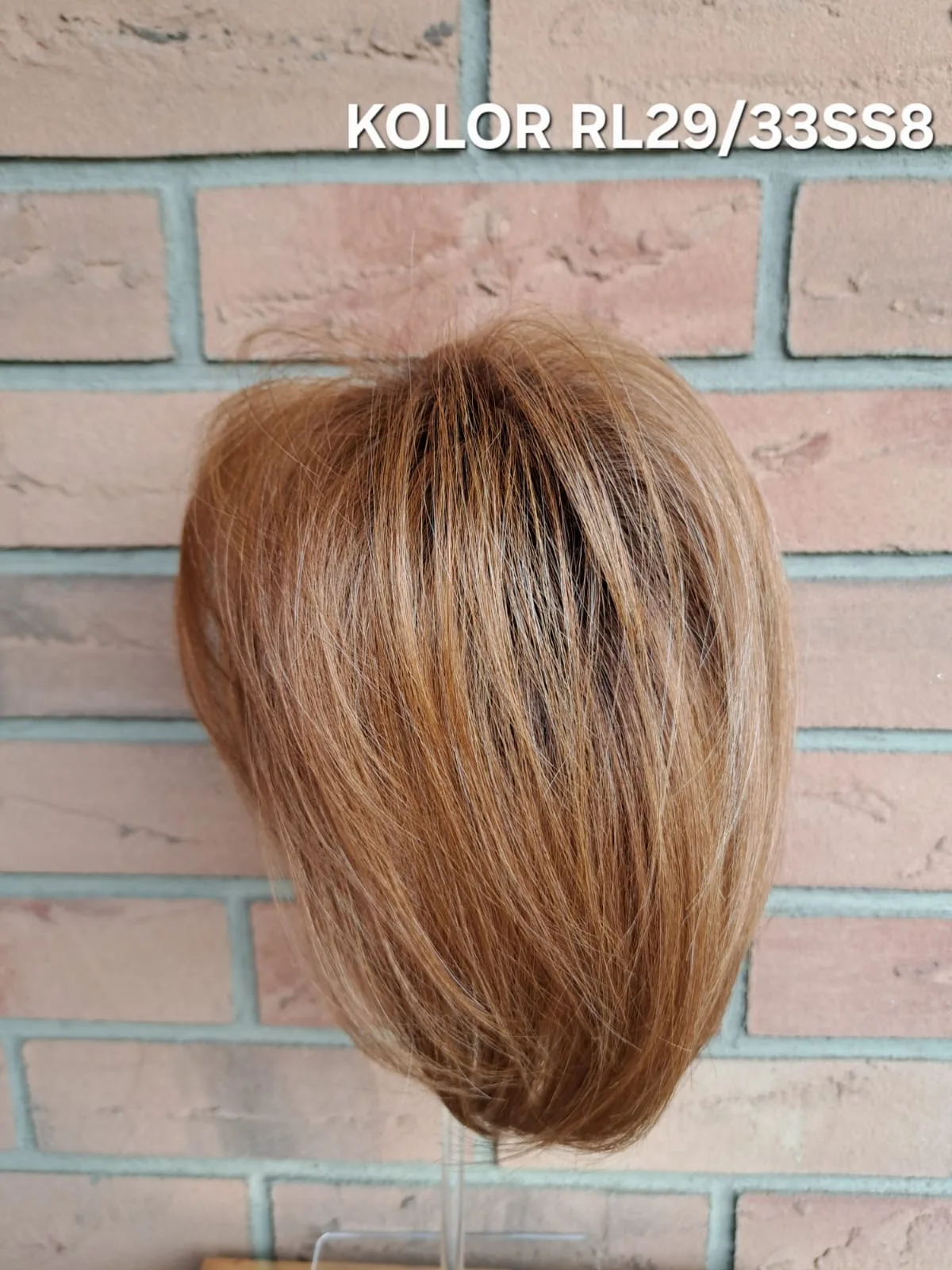 Topper "Syntia", baza 12x15 cm, długość włosa ok. 25 cm - obrazek 21