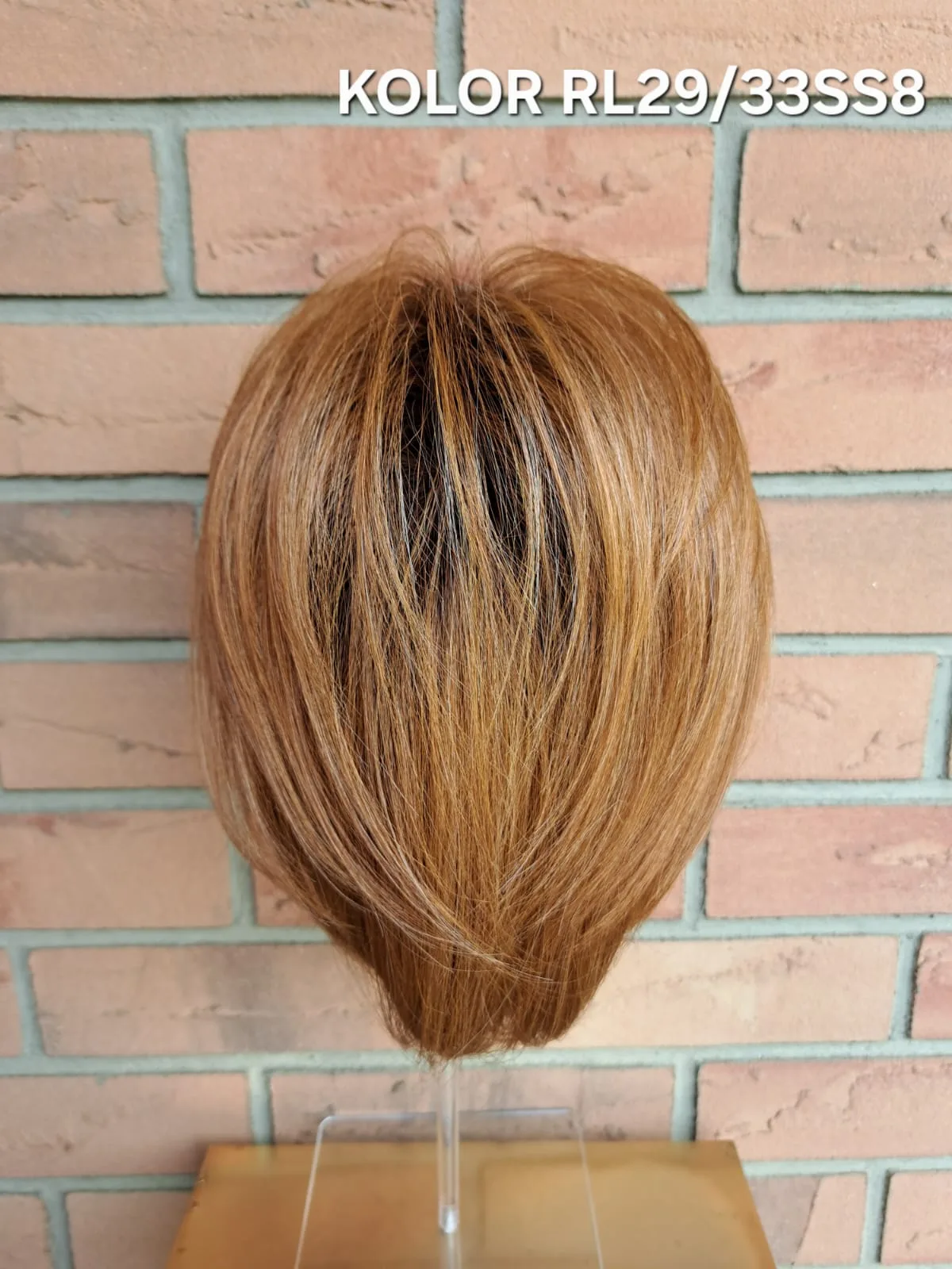 Topper "Syntia", baza 12x15 cm, długość włosa ok. 25 cm - obrazek 22