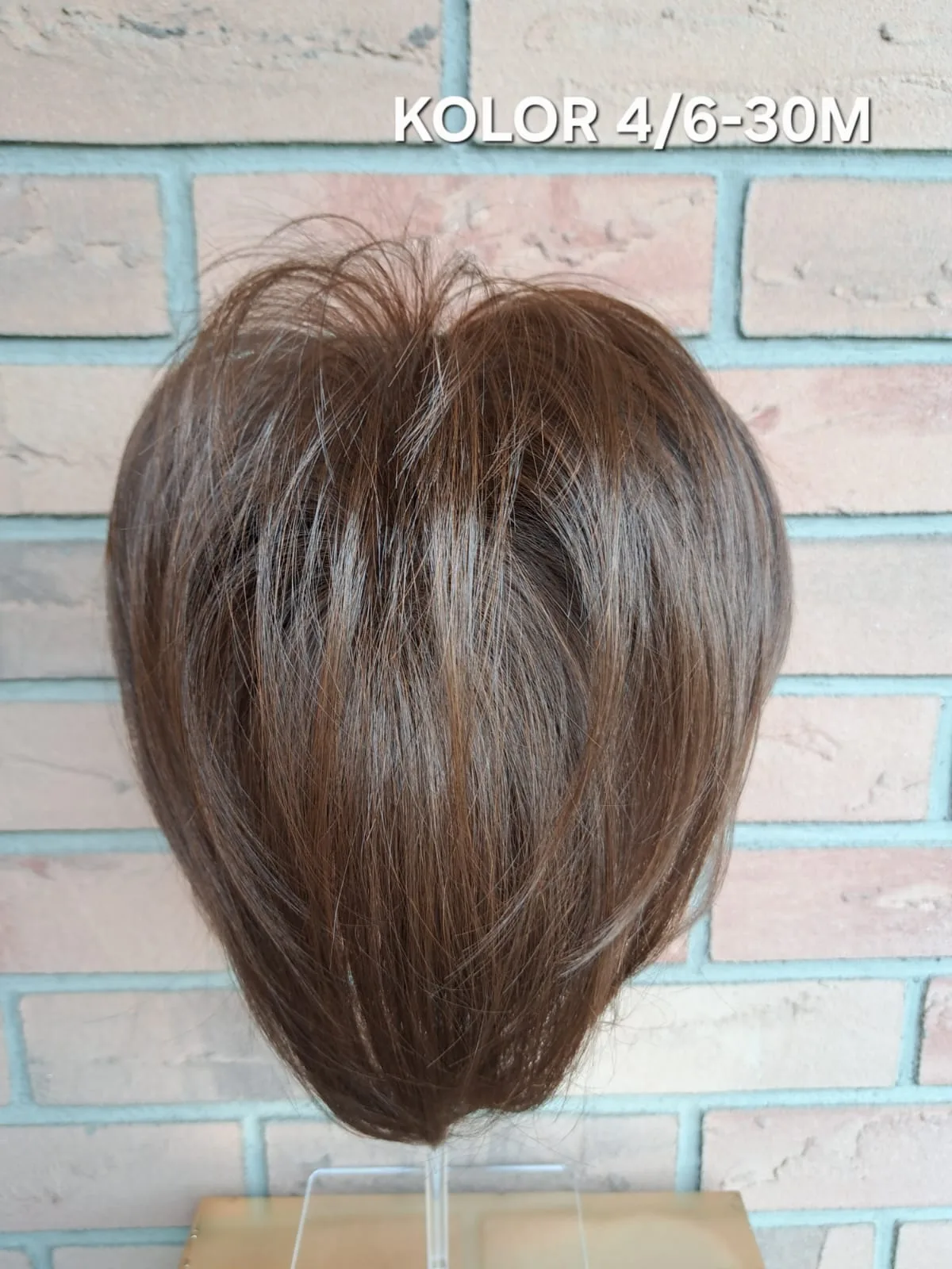 Topper "Syntia", baza 12x15 cm, długość włosa ok. 25 cm - obrazek 24