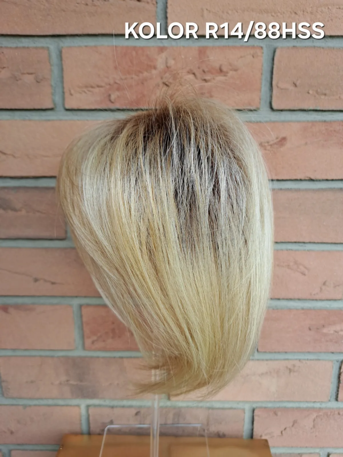 Topper "Syntia", baza 12x15 cm, długość włosa ok. 25 cm - obrazek 25