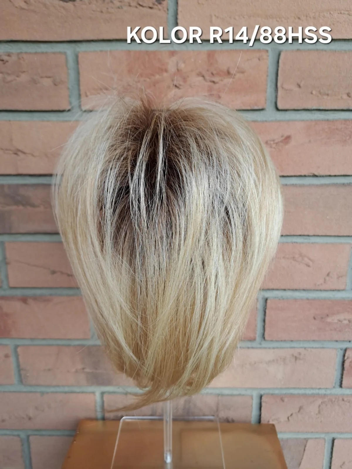 Topper "Syntia", baza 12x15 cm, długość włosa ok. 25 cm - obrazek 26