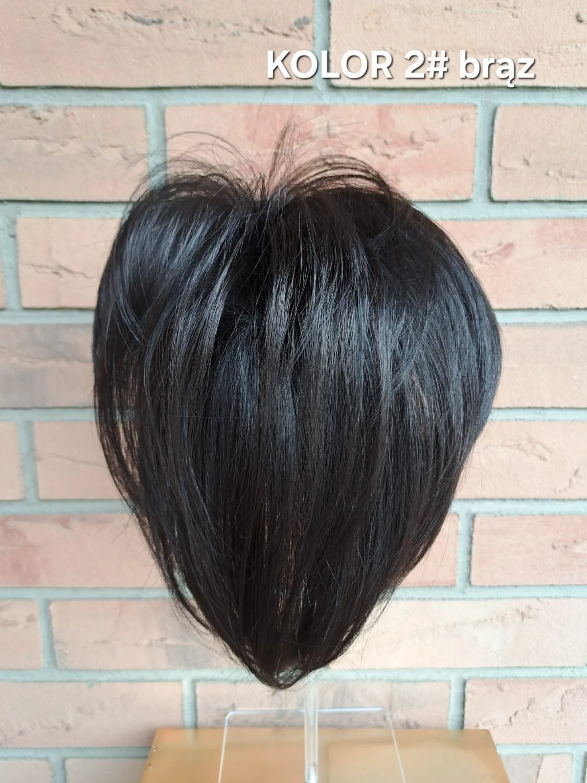 Topper "Syntia", baza 12x15 cm, długość włosa ok. 25 cm - obrazek 28