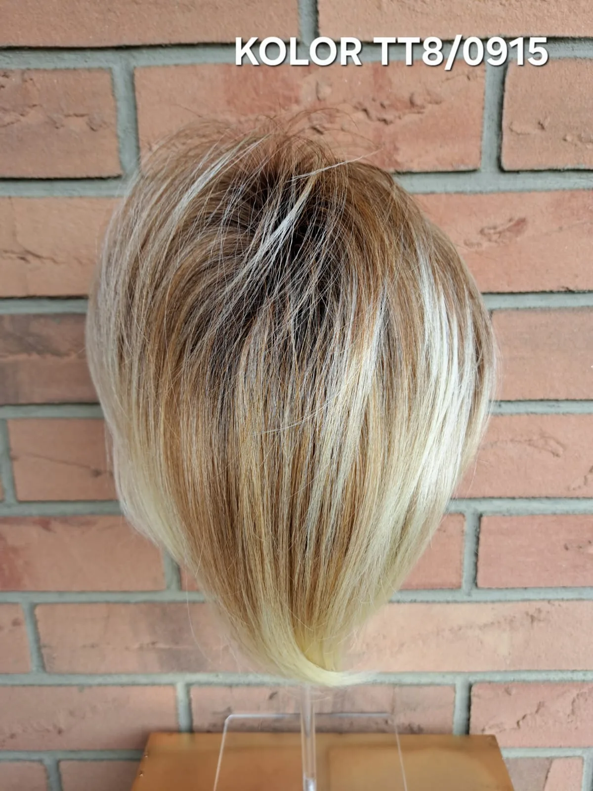 Topper "Syntia", baza 12x15 cm, długość włosa ok. 25 cm - obrazek 30