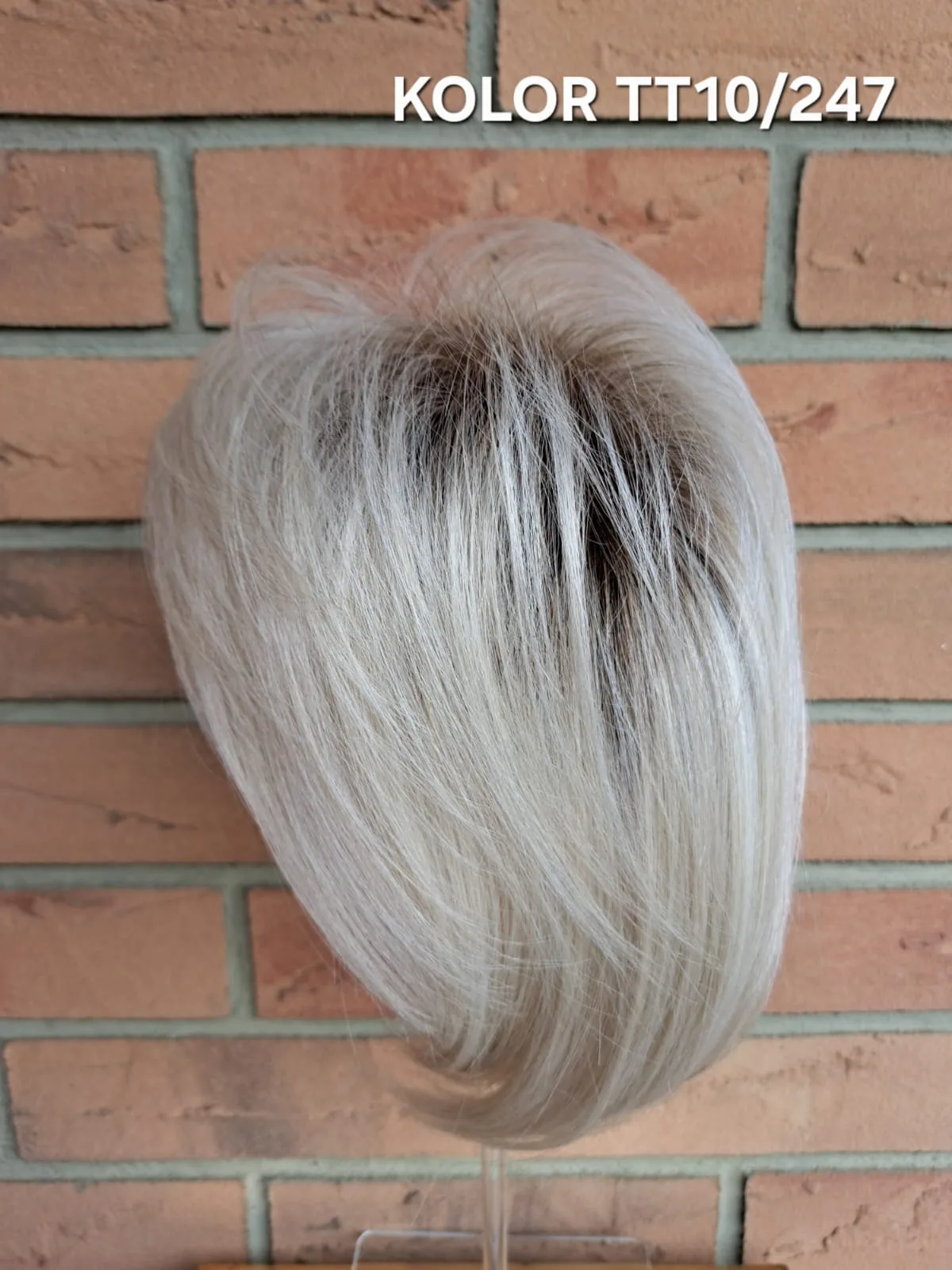 Topper "Syntia", baza 12x15 cm, długość włosa ok. 25 cm - obrazek 31