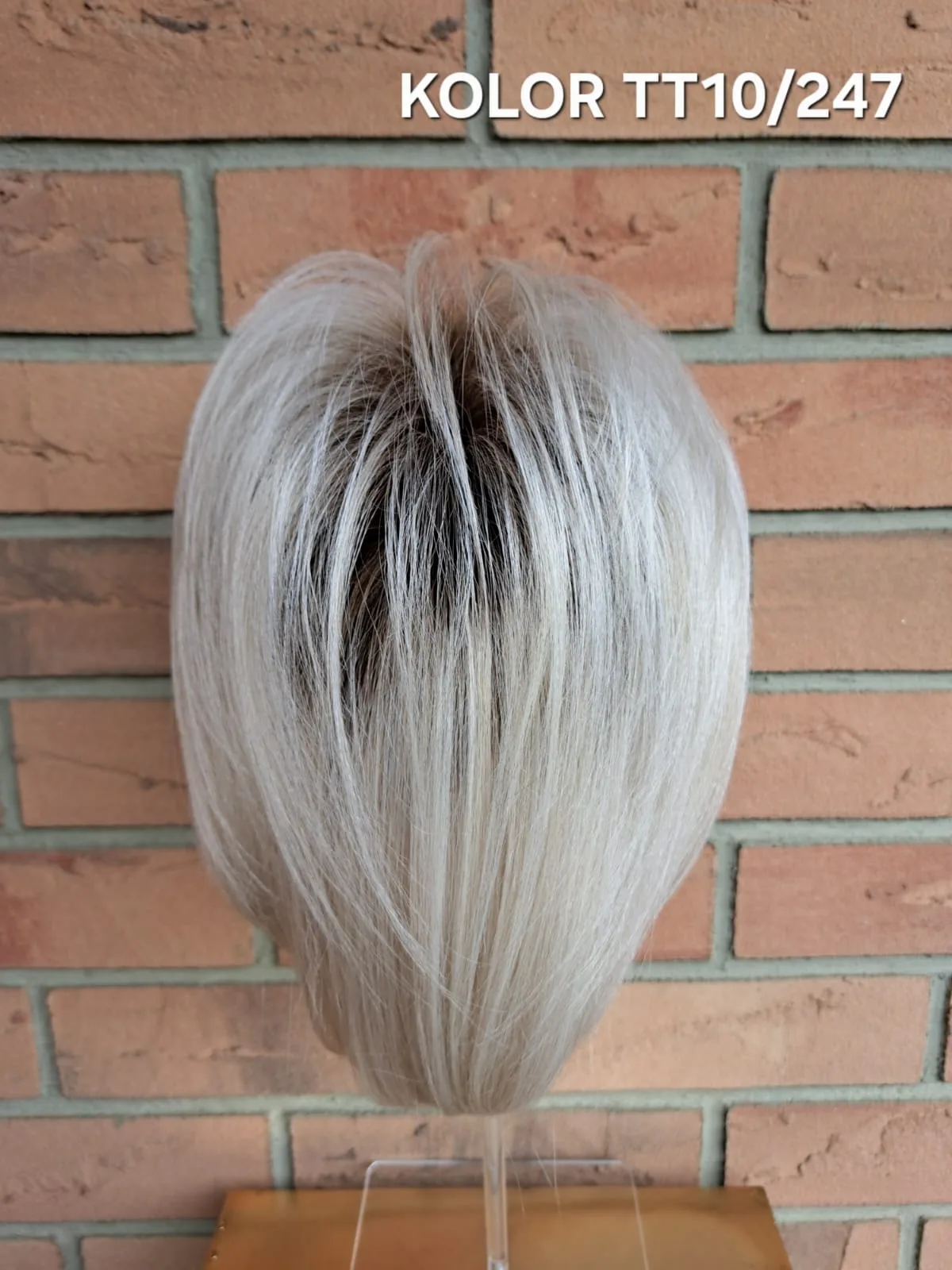 Topper "Syntia", baza 12x15 cm, długość włosa ok. 25 cm - obrazek 32