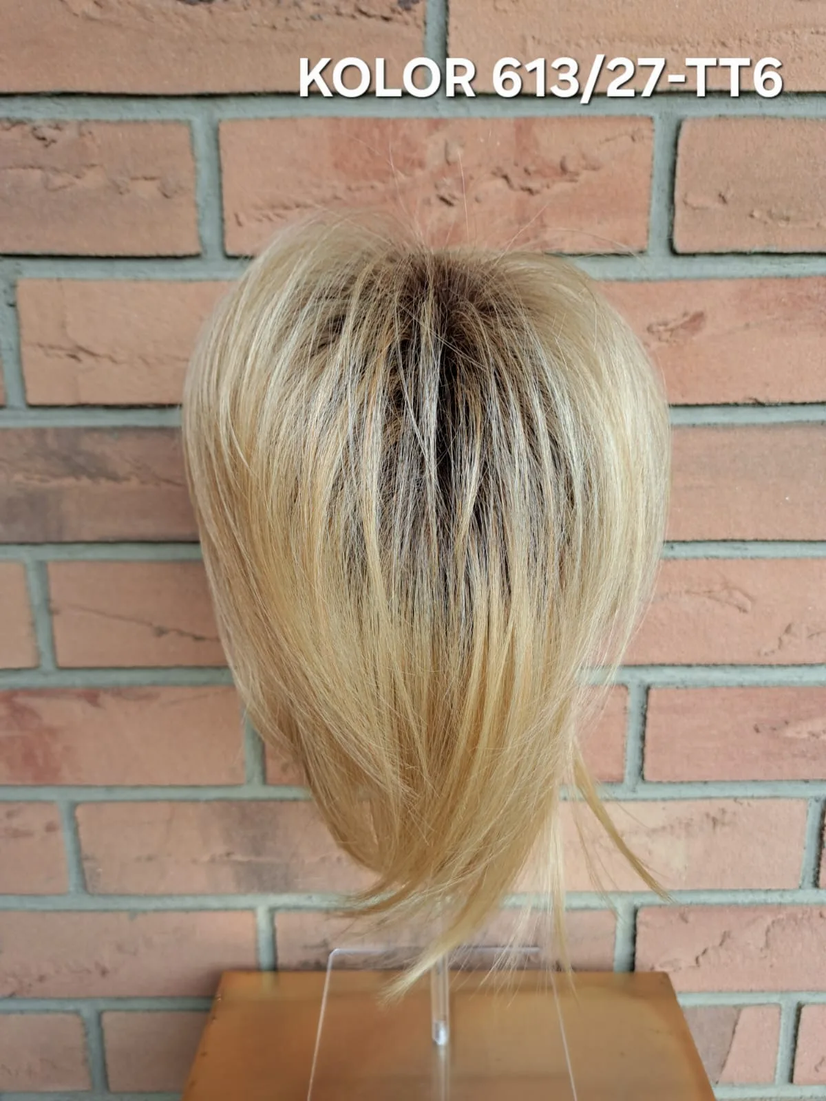 Topper "Syntia", baza 12x15 cm, długość włosa ok. 25 cm - obrazek 35